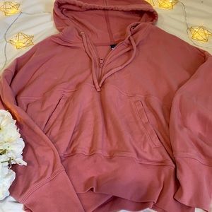 Old Navy Pink Crop Hoodie
